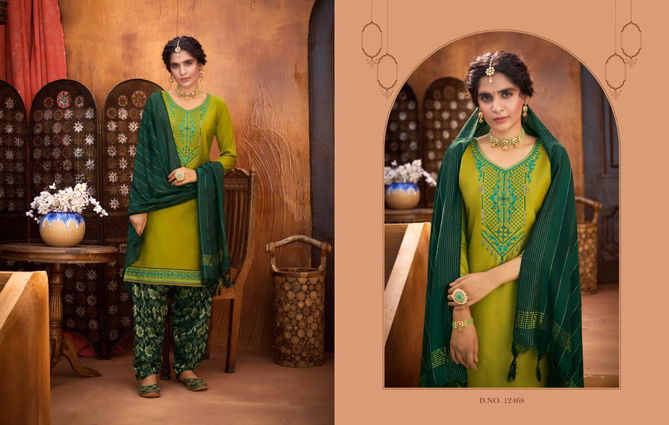 Kalaroop Rivaaz By Patiyala 6 Latest Readymade Embroidery Work Punjabi Patiyala Suits